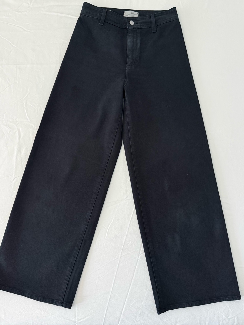 Wide Leg Black Jeans